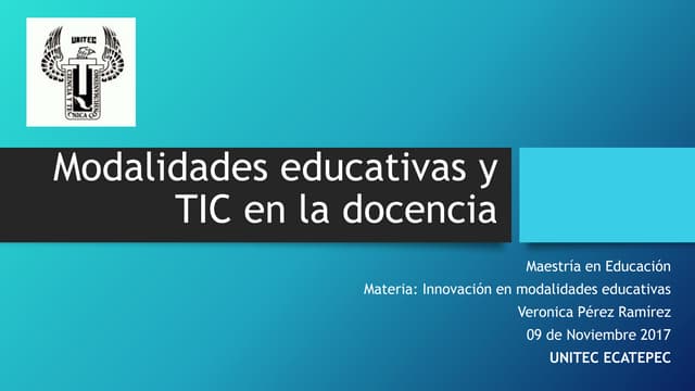 modalidades tic
